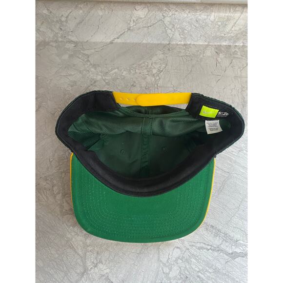 Green Bay Packers Retro Logo Nike 1 Size Snapback Hat - Picture 6 of 8